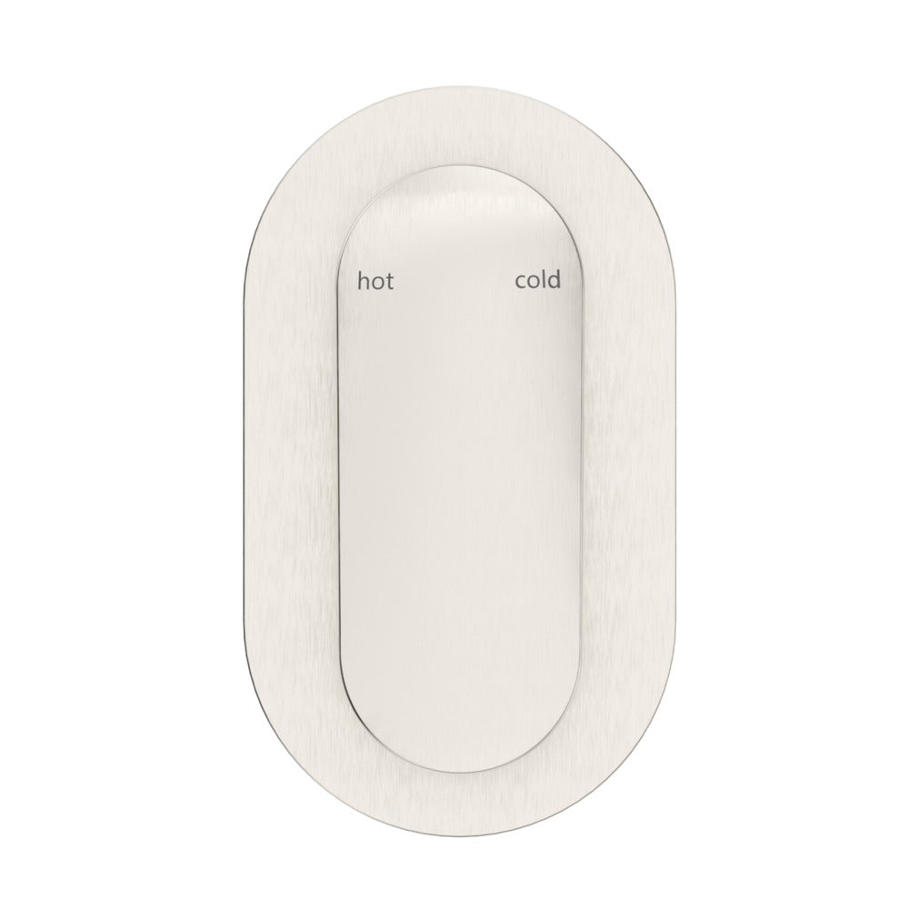 Lantra Shower Mixer - Oval Plate - TRIM KIT ONLY - Brushed Nickel