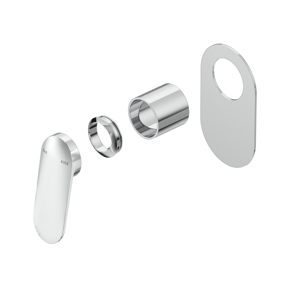Lantra Shower Mixer - Oval Plate - TRIM KIT ONLY - Chrome