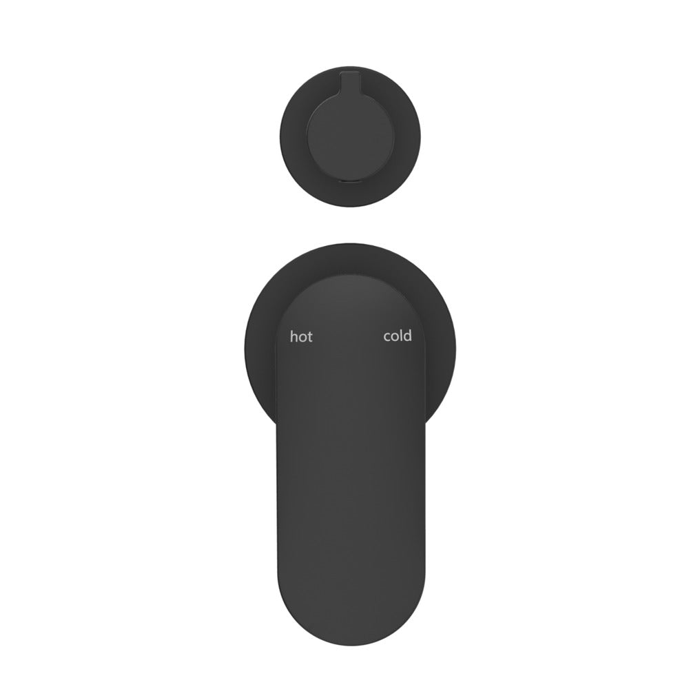 Lantra Shower Mixer Diverter - 2P - TRIM KIT ONLY - Black