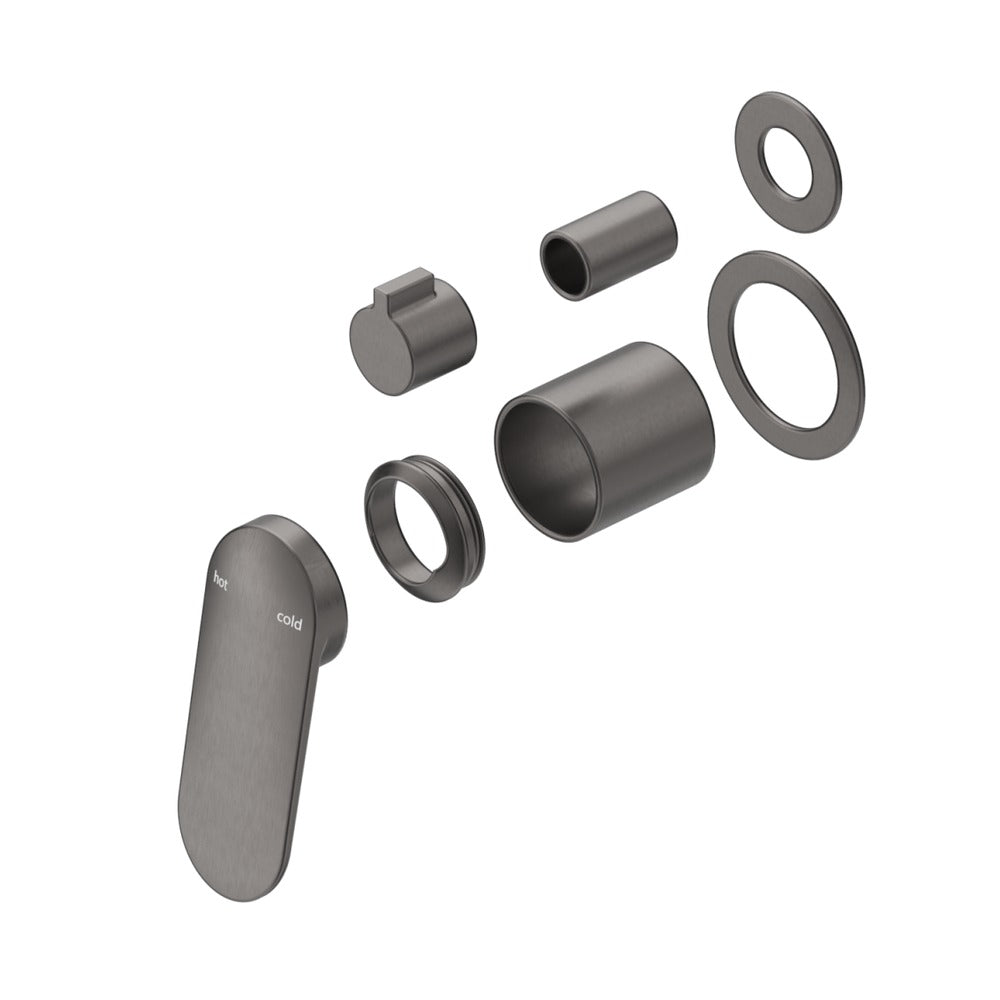 Lantra Shower Mixer Diverter - 2P - TRIM KIT ONLY - Gunmetal