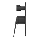 Lantra Shower Mixer Diverter - 1P - TRIM KIT ONLY - Black