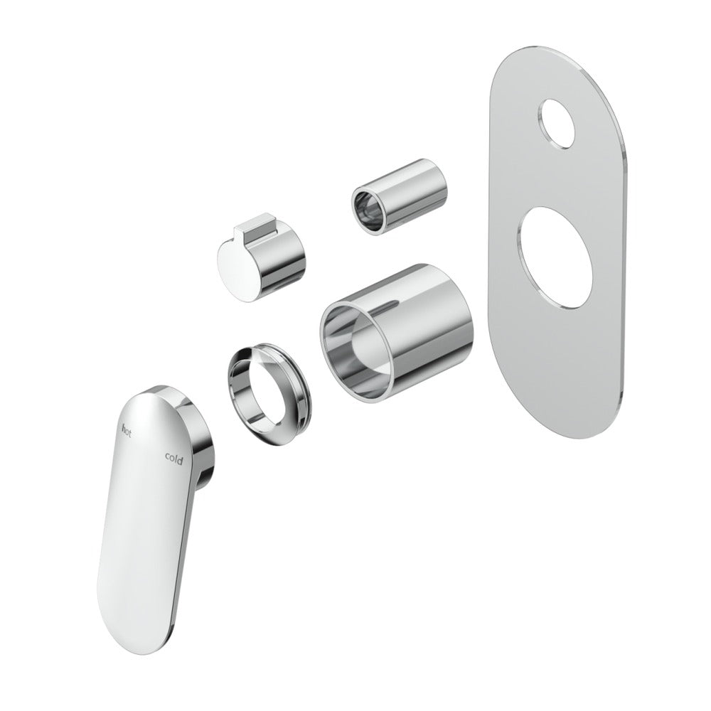 Lantra Shower Mixer Diverter - 1P - TRIM KIT ONLY - Chrome