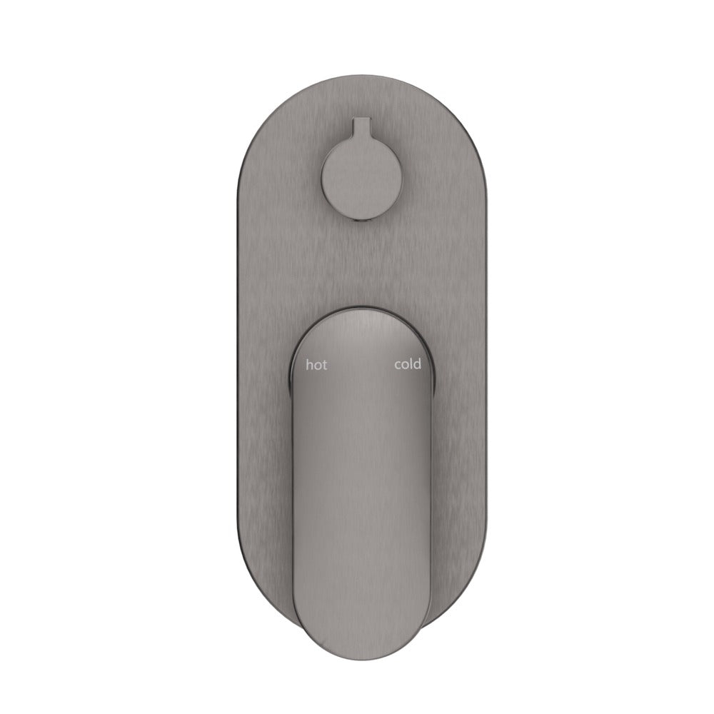 Lantra Shower Mixer Diverter - 1P - TRIM KIT ONLY - Gunmetal