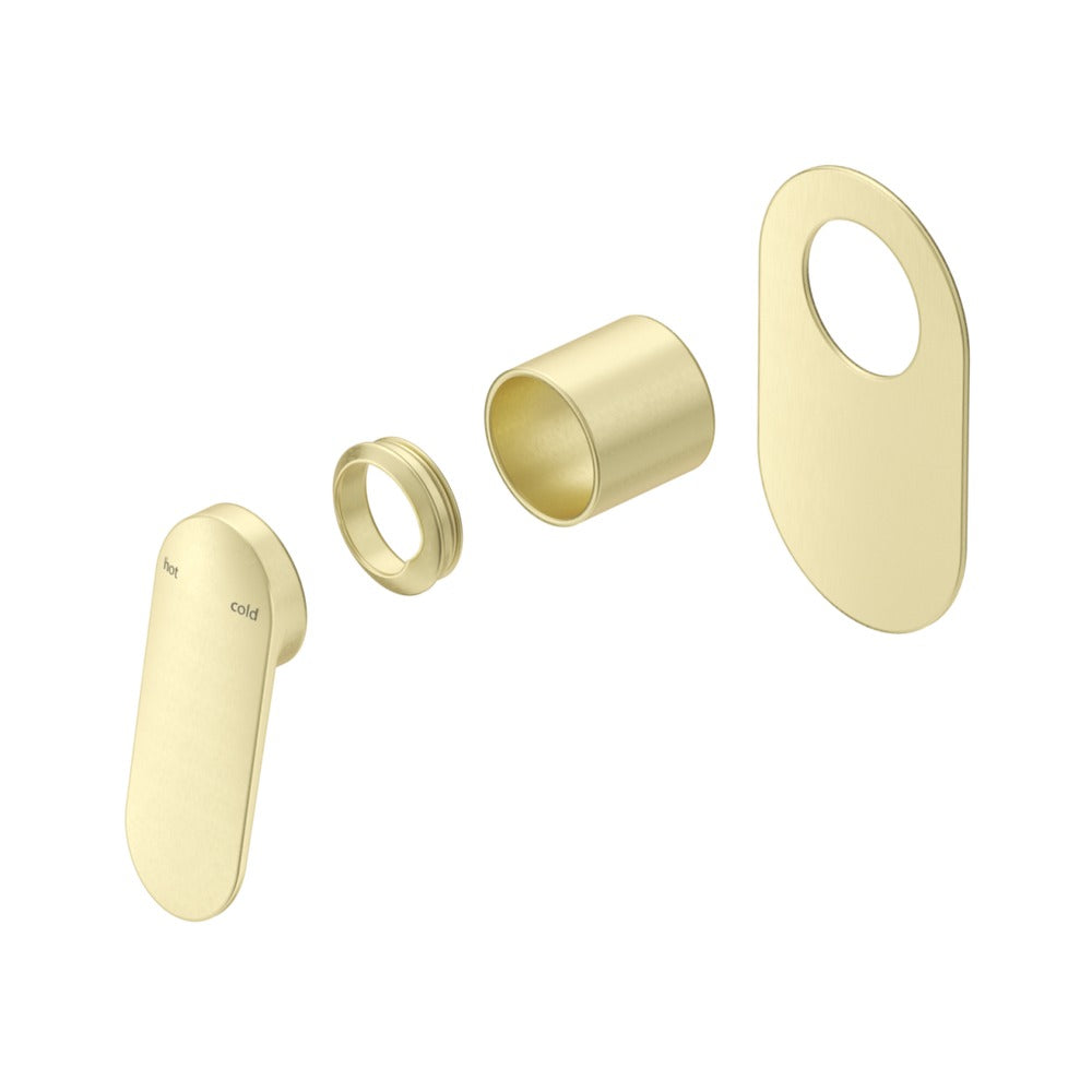 Lantra Shower Mixer - Oval Plate - TRIM KIT ONLY - French Gold