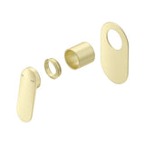 Lantra Shower Mixer - Oval Plate - TRIM KIT ONLY - French Gold