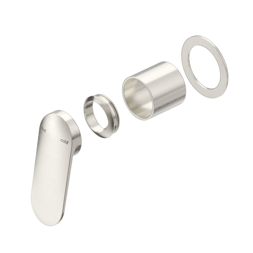 Lantra Shower Mixer - Round Plate - TRIM KIT ONLY - Brushed Nickel