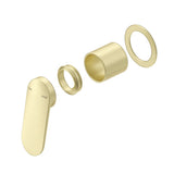 Lantra Shower Mixer - Round Plate - TRIM KIT ONLY - French Gold
