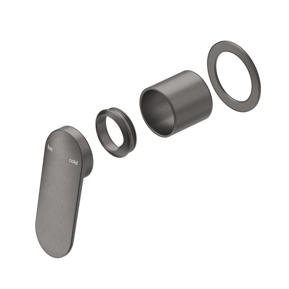 Lantra Shower Mixer - Round Plate - TRIM KIT ONLY - Gunmetal