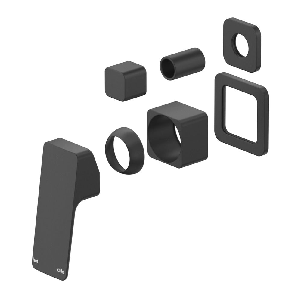 Tiago Shower Mixer Diverter - 2P - TRIM KIT ONLY - Black