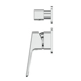 Tiago Shower Mixer Diverter - 2P - TRIM KIT ONLY - Chrome