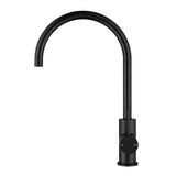Mica Gooseneck Sink Mixer - Black
