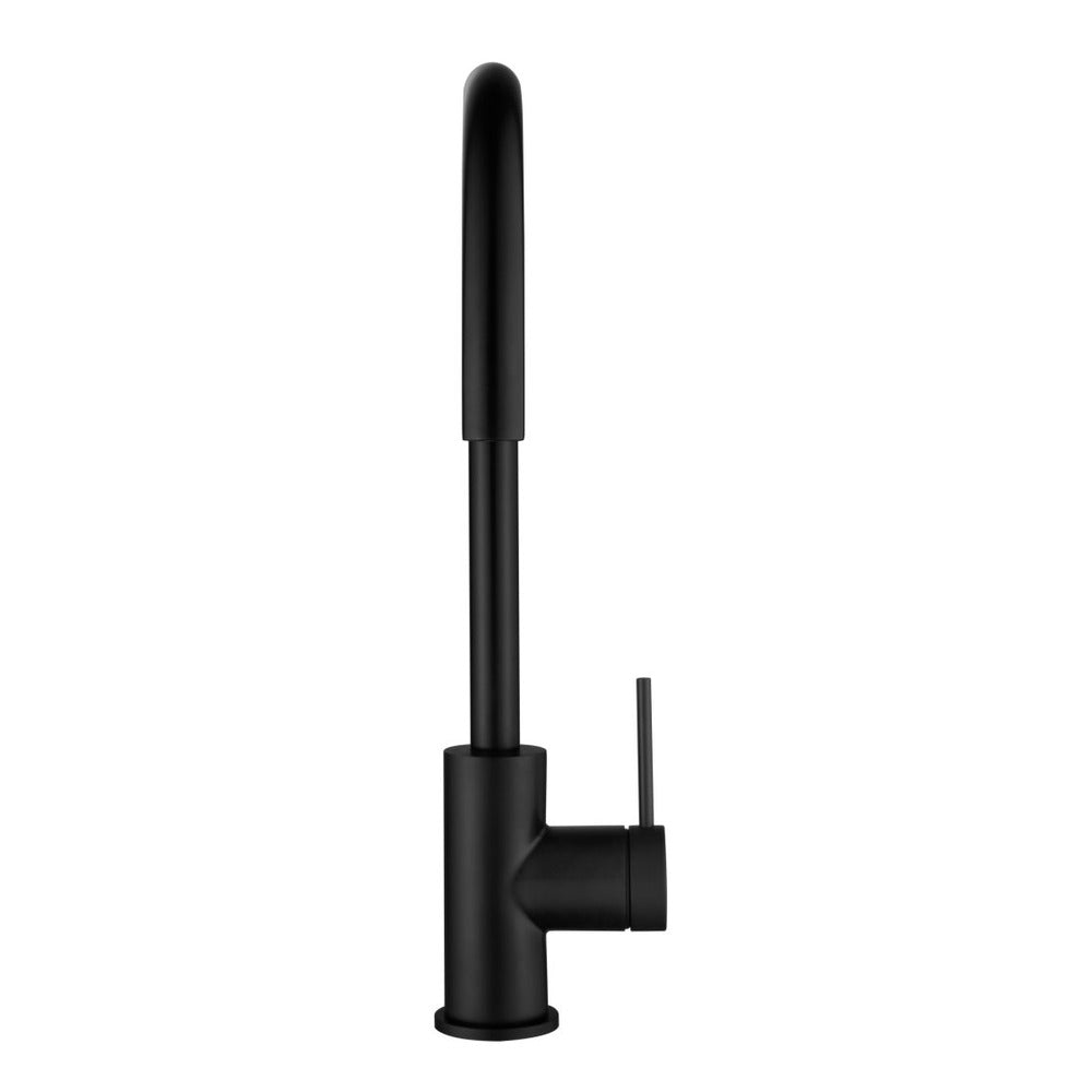 Mica Gooseneck Sink Mixer - Black