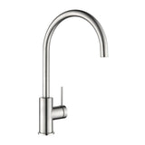 Mica Gooseneck Sink Mixer - Brushed Nickel
