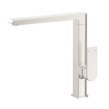 Beki Sink Mixer in Brushed Nickel - full product view