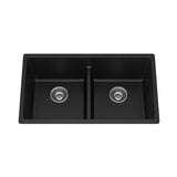 Fomos Sink 790 x 460mm - Double Bowl - Black