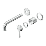 Mica Heritage Wall-Spout Combo - TRIM KIT ONLY - Chrome