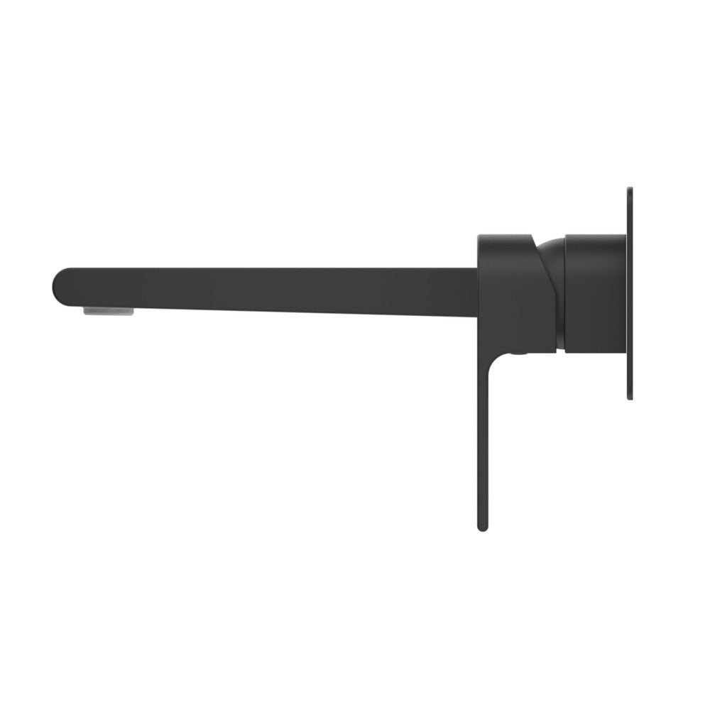 Beki Wall-Spout Combo - 1P - TRIM KIT ONLY in Black - full product view
