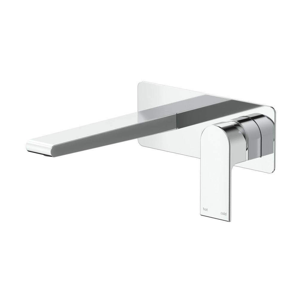 Beki Wall-Spout Combo - 1P - TRIM KIT ONLY in Chrome - front view
