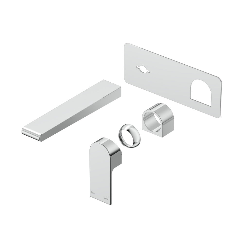 Beki Wall-Spout Combo - 1P - TRIM KIT ONLY in Chrome - angled product view