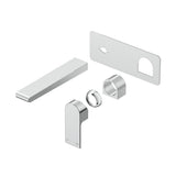 Beki Wall-Spout Combo - 1P - TRIM KIT ONLY in Chrome - angled product view