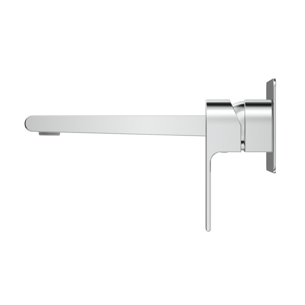 Beki Wall-Spout Combo - 1P - TRIM KIT ONLY in Chrome - close-up detail view