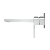 Beki Wall-Spout Combo - 1P - TRIM KIT ONLY in Chrome - close-up detail view