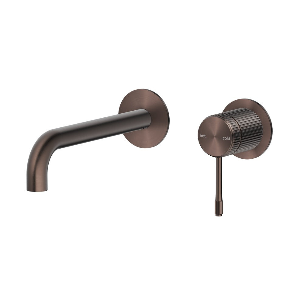 Mica Fluted Wall-Spout Combo