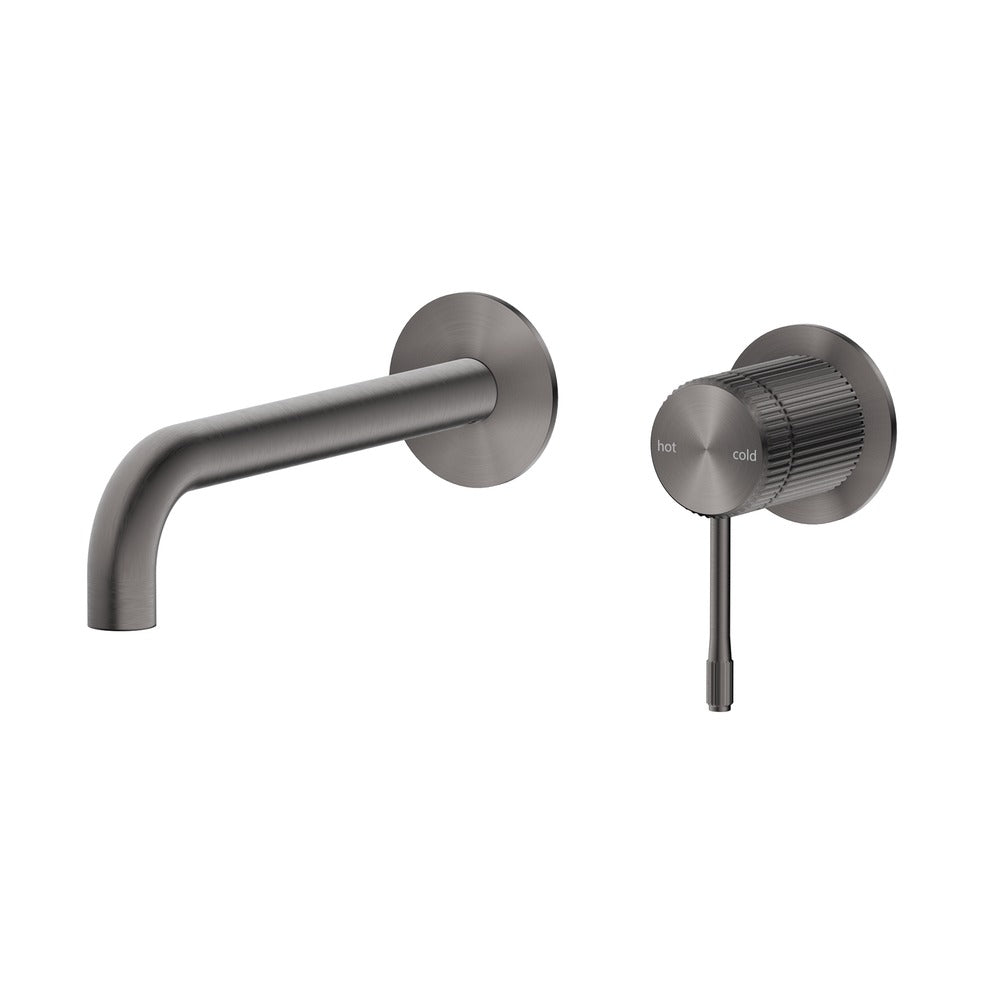 Mica Fluted Wall-Spout Combo