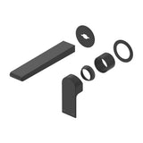 Eleniko Wall-Spout Combo - 2P - TRIM KIT ONLY - Black