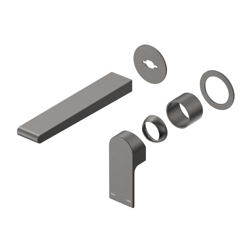 Eleniko Wall-Spout Combo - 2P - TRIM KIT ONLY - Gunmetal