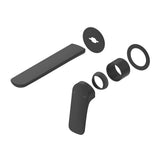 Kaza Wall-Spout Combo - 2P - TRIM KIT ONLY - Black