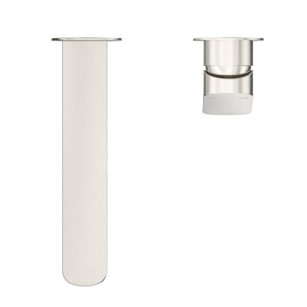 Kaza Wall-Spout Combo - 2P - TRIM KIT ONLY - Brushed Nickel