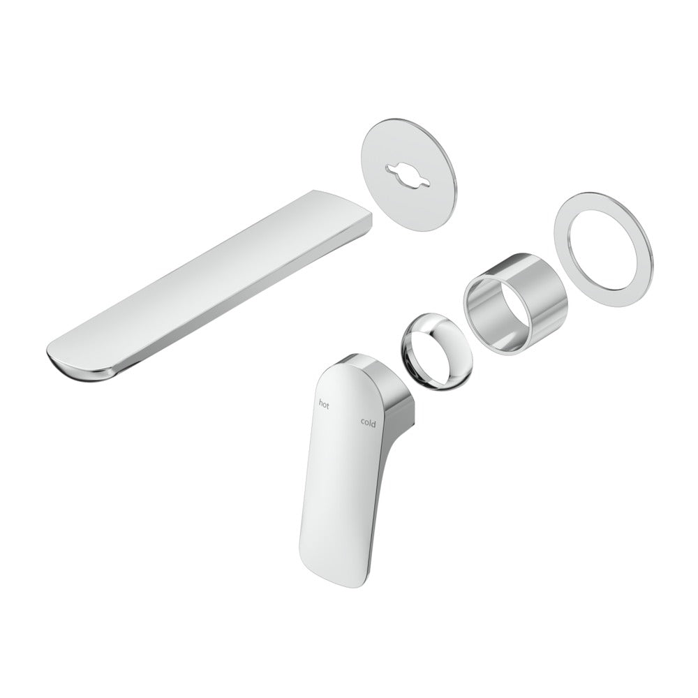 Kaza Wall-Spout Combo - 2P - TRIM KIT ONLY - Chrome