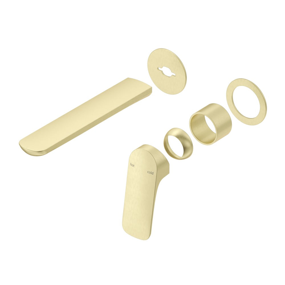 Kaza Wall-Spout Combo - 2P - TRIM KIT ONLY - French Gold