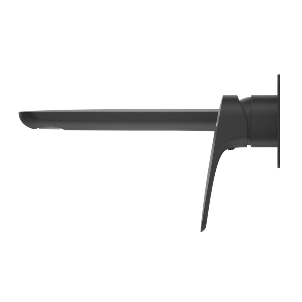Kaza Wall-Spout Combo - 1P - TRIM KIT ONLY - Black