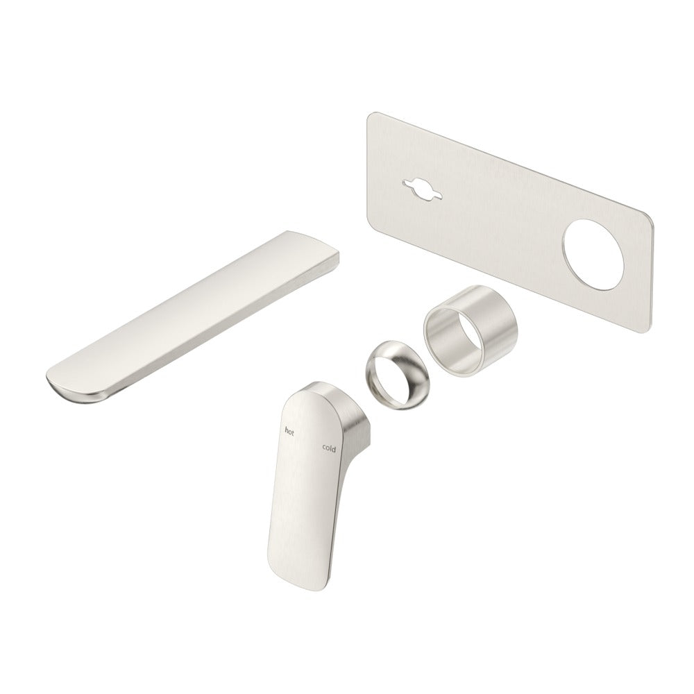 Kaza Wall-Spout Combo - 1P - TRIM KIT ONLY - Brushed Nickel