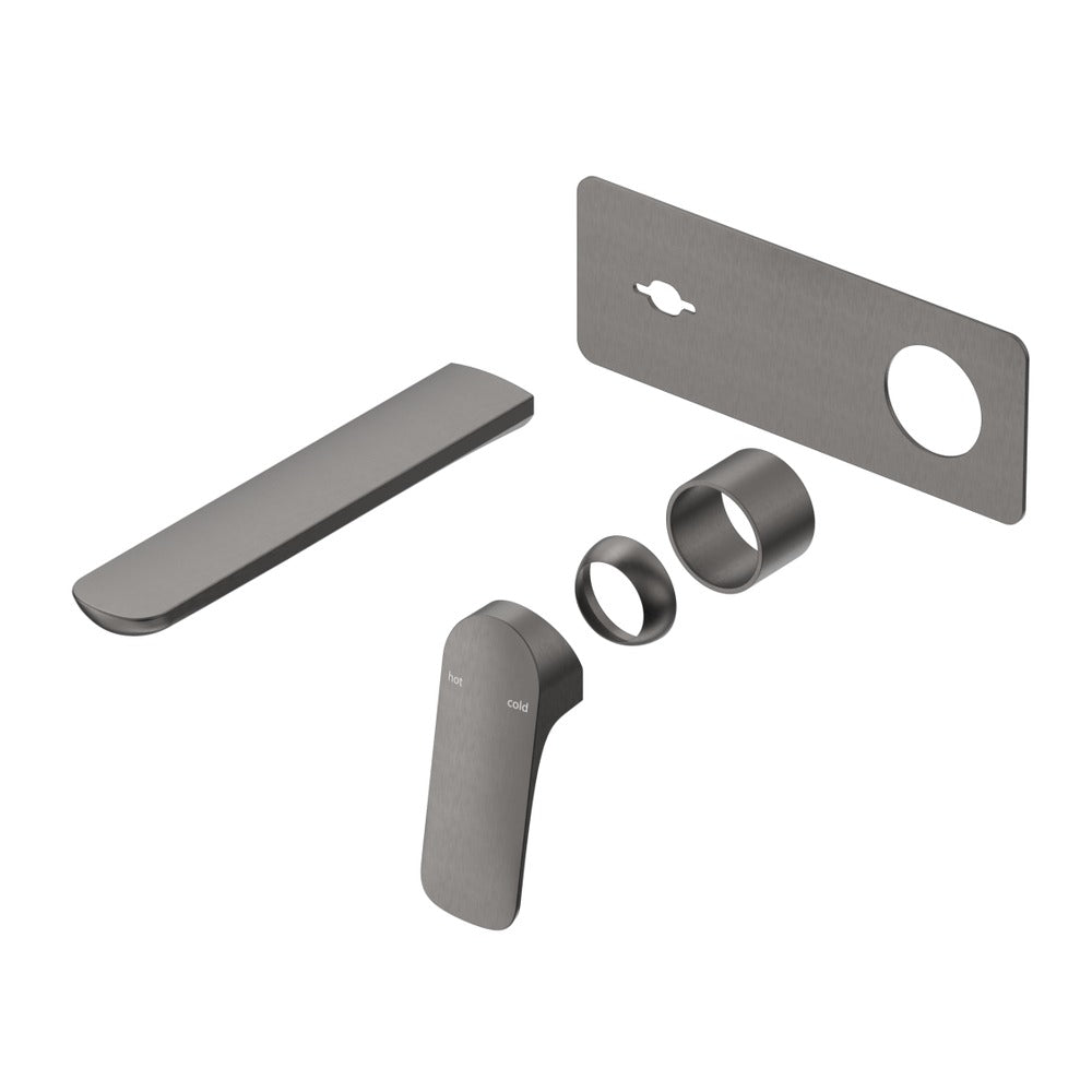 Kaza Wall-Spout Combo - 1P - TRIM KIT ONLY - Gunmetal