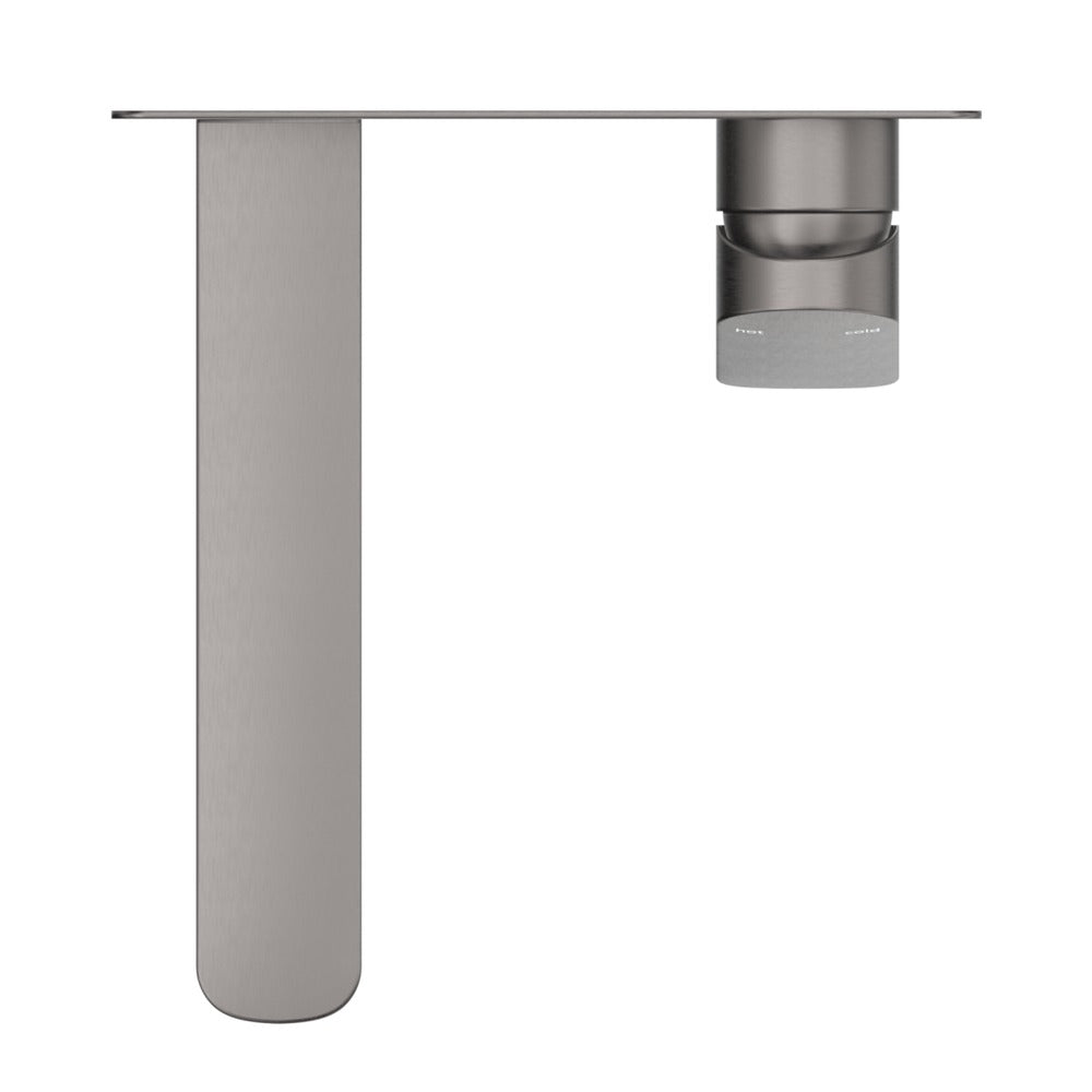 Kaza Wall-Spout Combo - 1P - TRIM KIT ONLY - Gunmetal