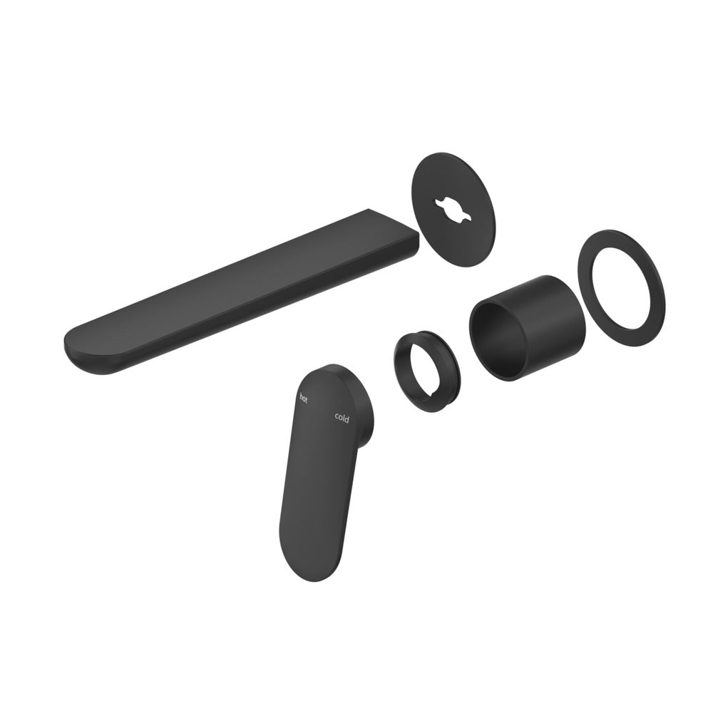 Lantra Wall-Spout Combo - 2P - TRIM KIT ONLY - Black