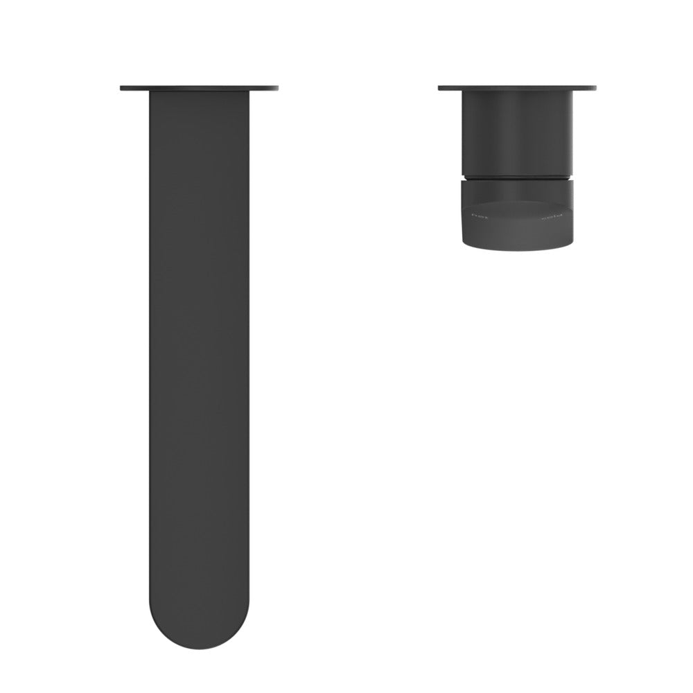 Lantra Wall-Spout Combo - 2P - TRIM KIT ONLY - Black