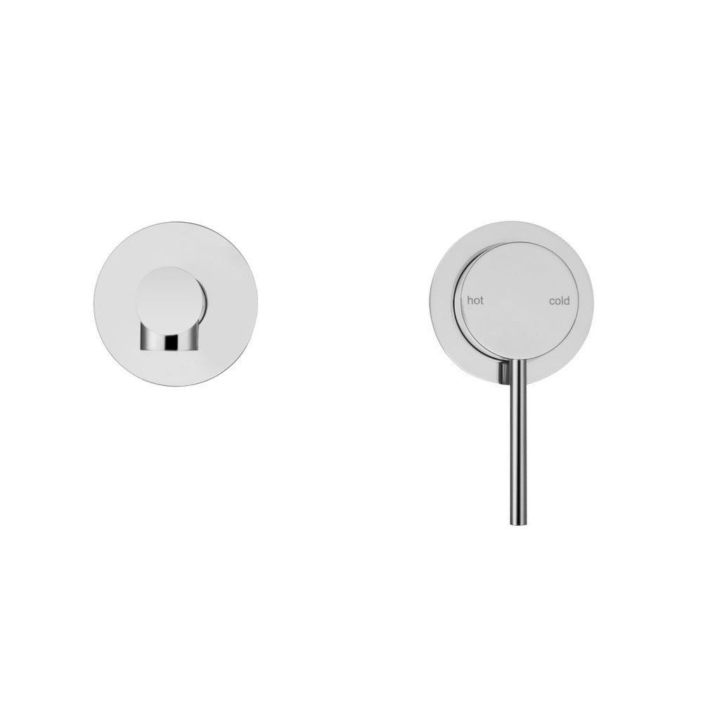 Mica Wall-Spout Combo - Straight Spout - 2P - TRIM KIT ONLY - Chrome