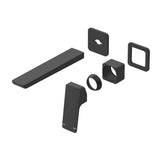 Tiago Wall-Spout Combo - 2P - TRIM KIT ONLY - Black