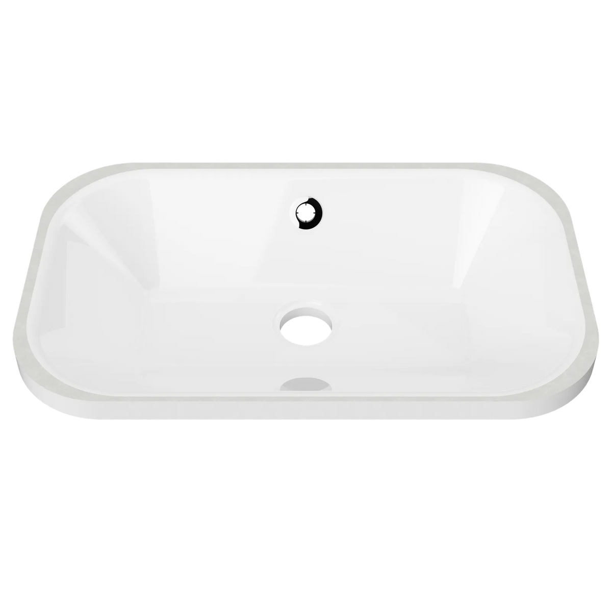 Timberline Bodhi Undermount Basin 540mm Gloss White