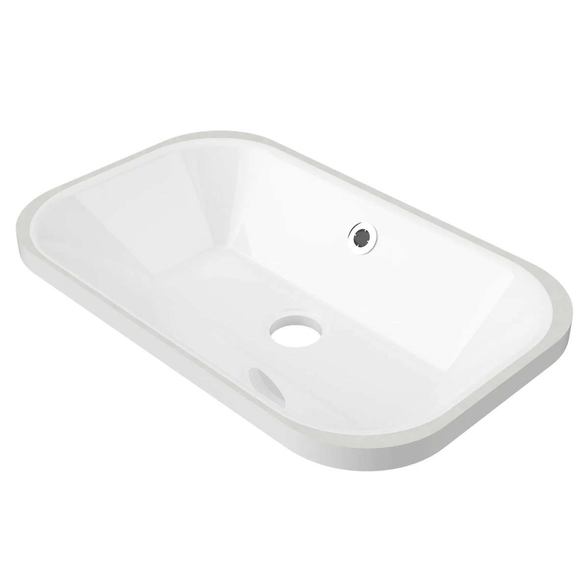 Timberline Bodhi Undermount Basin 540mm Gloss White - image 2