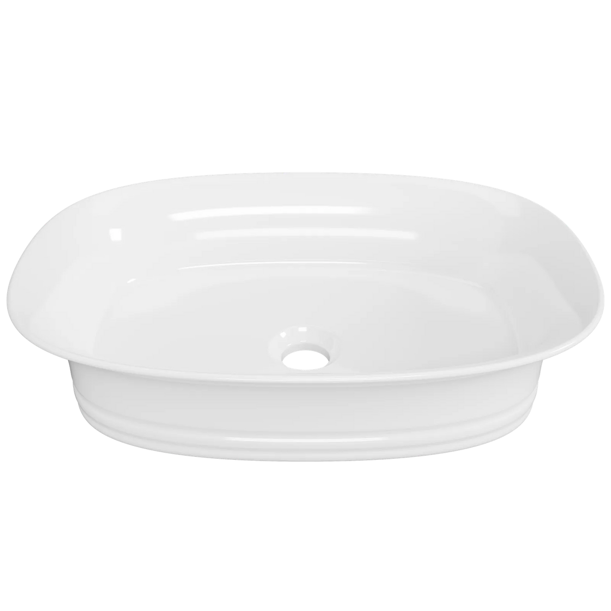 Timberline Bonnie Above Counter Basin 560mm Gloss White