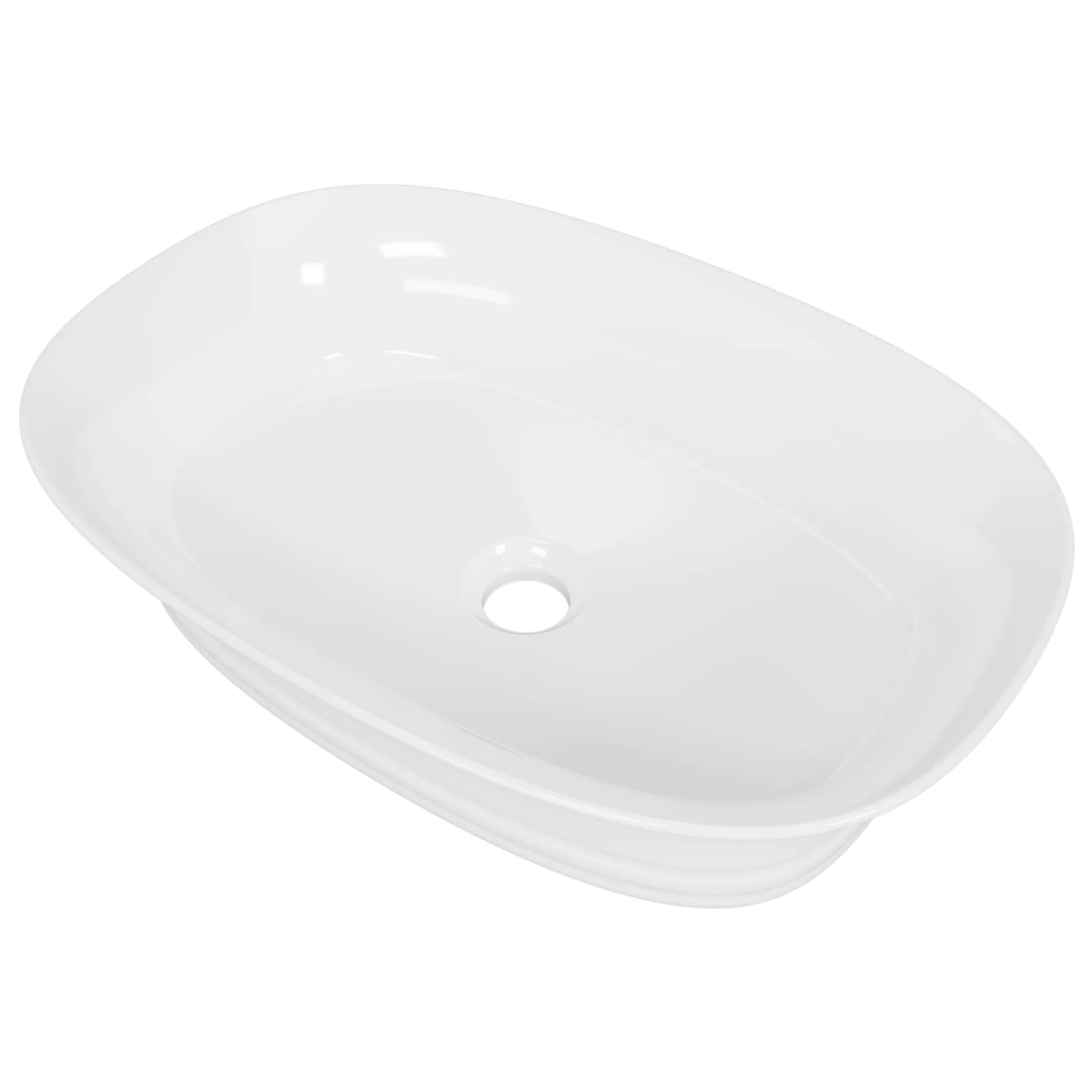 Timberline Bonnie Above Counter Basin 560mm Gloss White - image 2