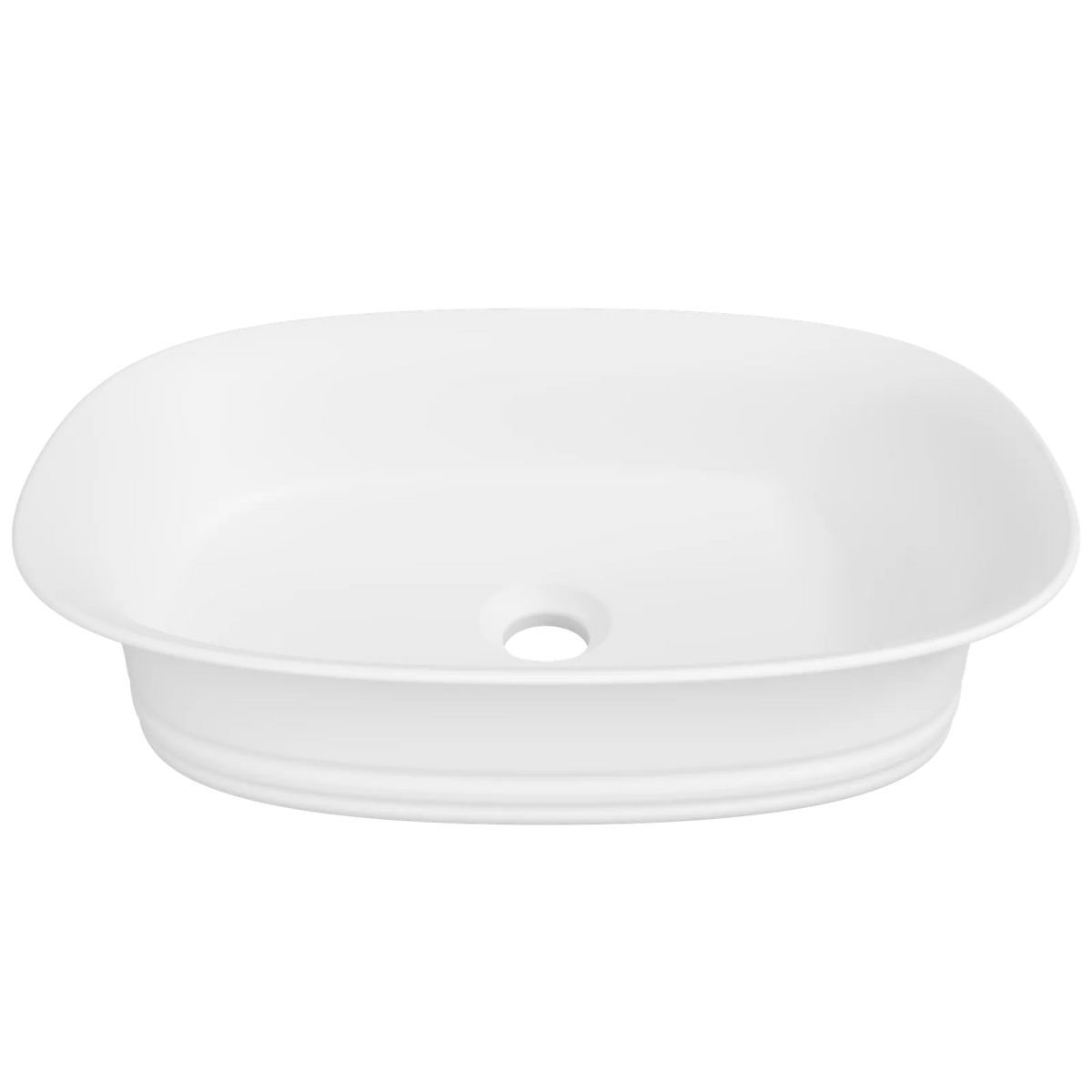 Timberline Bonnie Above Counter Basin 560mm Matte White