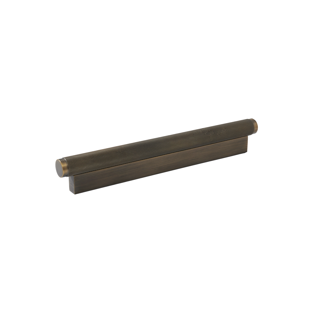 Momo Brighton Pull Handle 160mm in Dark Brushed Brass - side profile view
