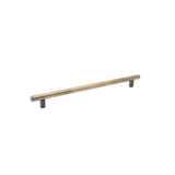 Momo Bellevue Plain Appliance Pull Solid Brass 416mm in Dark Brushed Brass - side profile view