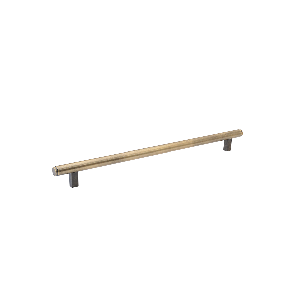 Momo Bellevue Plain Appliance Pull Solid Brass 416mm in Dark Brushed Brass - side profile view
